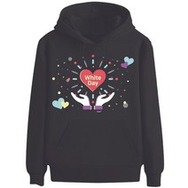 키밍 화이트 데이 후드티 사탕 기념일 커플 맨투맨