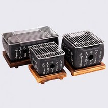 개인화로 개인화로대 그릴 캠핑용미 가정용 불판 캠핑용 1인용화로대 일본식화로 캠핑화로 소형, 일본화로 소형 단품
