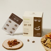 깊은 수면 감태추출물 수면 개선 유도제 갱년기 불면증 영양제 숙면 꿀잠 잠잘자는법 만성피로 60정(1개월분) 120정(2개월분), 30g, 1통