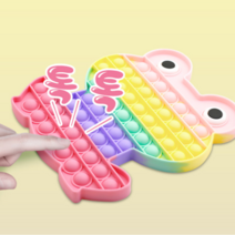 푸쉬팝 버블 톡톡 개구리