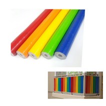 칼라 무지개폼 10개묶음 신학기준비 홍보 안전용품, 연두색, 10개