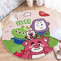 귀여운 토이스토리 우디 앤디 버즈 제시 랏소 러그 침실 침대 아이방 거실 인테리어 포인트 특이한 이쁜 발판 둥근