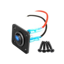 12V 1-4 갱 범용 토글 스위치 패널 USB 자동차 보트 해양 RV 트럭 블루 LED 스타일링 액세서리 로커, [02] 1