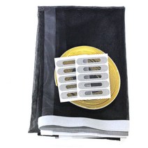 쾌청 일반방충망 검정+흰색벨크로+물구멍방충망10p, 1세트
