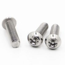 M6 보안 볼트 Torx 스테인레스 스틸 서스 304 A2 버튼 헤드 변조 방지 나사 핀 스크류, M6 (5개), 40mm, 1개