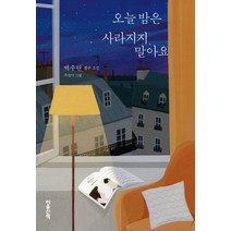 오늘 밤은 사라지지 말아요:백수린 짧은 소설, 마음산책, 백수린