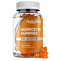 HOLLEGEND Quercetin with Bromelain Gummies 퀘세틴 위드 브로멜라인 60정