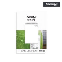 폼텍 라벨지 스티커 방수라벨 모음 10매입 pp3118, PP-3118(4칸)