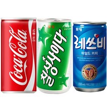 코카콜라 코카콜라190ml(30캔)+칠성사이다190ml(30캔)+레쓰비175ml(30캔), 90캔