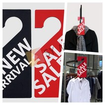 SY몰 걸이형 행거 사인 NEW ARRIVAL (블랙) 백화점POP 디피용품, SALE (레드)