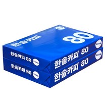 [한솔제지] 한솔 A4 복사용지(A4용지) 80g 1000매(500매 2권), 1000매