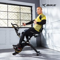 코멧 스포츠 베이직 접이식 자전거 + 핸드폰 거치대, X-bike1, 화이트+블랙