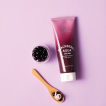 [솔포그]블랙베리 아쿠아 물방울 수분 크림 200ml(페이스&바디), 1개+저자극 폼클렌징 증정