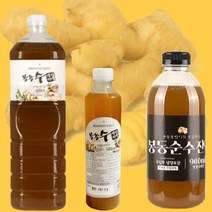 생산자직송 봉동 생강진액 생강농축액 생강차 생강즙 원액 효능 생강선물세트, 생강진액 2L (대용량) X1병, 1개