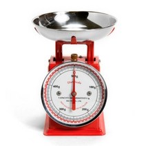 덜튼 0.5kg 주방저울, 레드