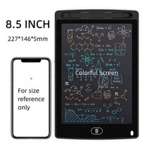 용 LCD 그림 그리기 태블릿 그래피티 스케치패드 필기 칠판 장난감 매직 드로잉 보드 선물 44 인치 85 인치, 8.5 inch C Black