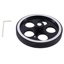 고도계 산업용 알루미늄 고무 측정 인코더 계량기 휠, 02 Black 8mm