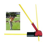 OLE ANDIGO 골프 스윙 조절식 플레인 트레이너 3개의 정렬 로드 포함