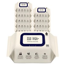 [도톰한 엠보싱 캡형 1000매]런칭 깨끗한 엠보싱 아기 물티슈 100매×10팩 대용량 올스탠다드