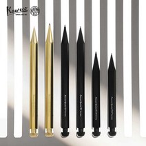 카웨코 스페셜 샤프 알 블랙 메탈 황동 미술 스케치, 골드 0.5mm