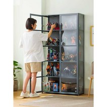 레고진열장 아크릴 투명 진열대 피규어 보관함, L