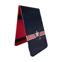 골프 성능 스코어카드 홀더 휴대용 다용도 5개의 탄성 밴드, 19.5cmx11.5cm, PU 가죽, 별, 1개