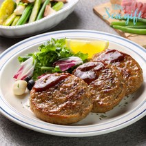 [씨기프트]그릴 떡갈비 1kg 반찬 안주 간식 고기, 단품