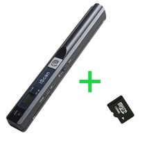 북스캐너 북스캔 책스캔 셀프북스캔 IScan 미니 휴대용 스캐너 900 인치 당 점 LCD 디스플레이 JPG/PDF 형, 02 Scanner with SD card