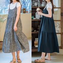 아이우먼 빅사이즈사랑해요 J067L205 캉캉플레어나시원피스 BZ
