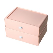라라하우스 파스텔 서랍형 탁상 데스크 수납 정리함 정리박스, 핑크+핑크