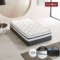 [레스토닉] 케어폼 투매트리스 침대(SS), 단품