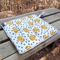 등산 소풍 차량 좌식 방석 야외용 돗자리방석 접어쓰는 폴딩쿠션, 스마일