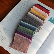 [아씨원단] 대폭린넨 11수 바이오워싱 무지 25종 Z42, 24번퍼플