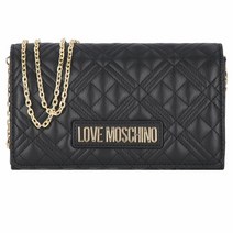 러브 모스키노 클러치 샤이니 퀄트 블랙 JC4079PP0GLA0