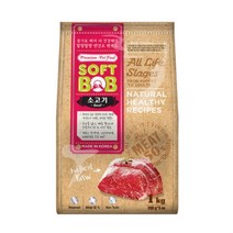사료 소프트밥 말랑한사료 강아지밥 소고기 1kg 멍멍이 건강식 특별식 푸드, 없음, 쿠팡 본상품선택