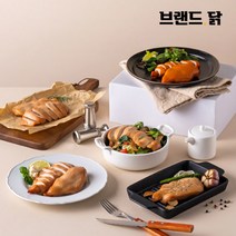 [브랜드닭] 훈제 닭가슴살 5종 혼합 30팩, 100g