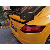 새로운 아우디 TT ttrs 탄소 섬유 테일 핀 고정 날개 스포일러 바디 키트 차량 수정 자동차 액세서리, 02 frp