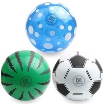 유아비치볼 808 비치볼 유아 물놀이공 투명 수박 축구 아기비치볼 수영장공, 축구공