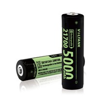 21700배터리 리튬이온충전지 KC인증 5000mAh, 1개