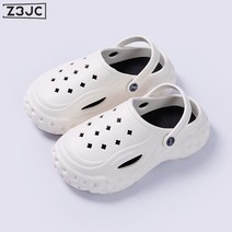 Z3JC 여름 동굴신발 아웃도어 샌들 시장 여성 남성 슬리퍼 여 통굽