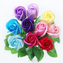 코사지 비누꽃 50송이 장미 스승의날 GW04935B 어버이날 카네이션 시들지않는꽃 비누 부모님선물 선물, 상품선택_01_50송이비누꽃장미(연노랑), 01_50송이비누꽃장미(연노랑)