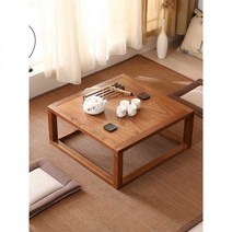 팔각소반 해주반 나주반 개다리소반 꽃 103090, 로그 색상(70 45 30cm)