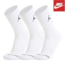 나이키 조던 점프맨 크루 삭스 3팩 (SX5545-100), SX5545-100:24(M)