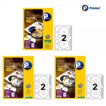 프린텍 애니 CD-R 라벨지 잉크젯 전용, V3773 (10매)