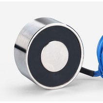 솔레노이드 흡입 0.3 ~ 120KG 전자석 솔레노이드 DC 12v 전자기 소형 전기 24 V 코일 전기 자석 12/24 볼트, 07 D40H20mm  30KG_02 DC 24V