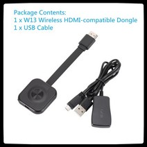 무선 영상 송수신기 hdmi 카메라 유튜버장비 1080 디스플레이 동글 스틱 홈 스틱, 폴리백으로, 와이파이 동글 TV 스틱