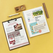 인강 개념정리 수학 오답노트 연습장 아이코닉 A4 절취 모눈노트 스프링 공책 40매 1권, 미스틱드림