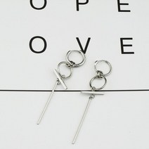 wukaka men earing chain ear cuff without piercing clip 귀걸이 펑크 스테인레스 스틸 귀걸이 for cool boy earring man