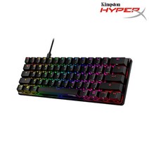 킹스톤 HyperX Alloy Origins 60 / 적축 영문 미니 게이밍 키보드