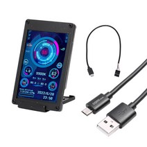 미니 ITX 케이스 3.5 인치 IPS TYPE-C 보조 화면 CPU GPU RAM HDD 모니터 USB 디스플레이, 01 Screen